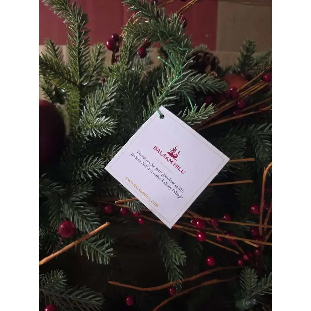 balsam hill heritage spice wreath 26